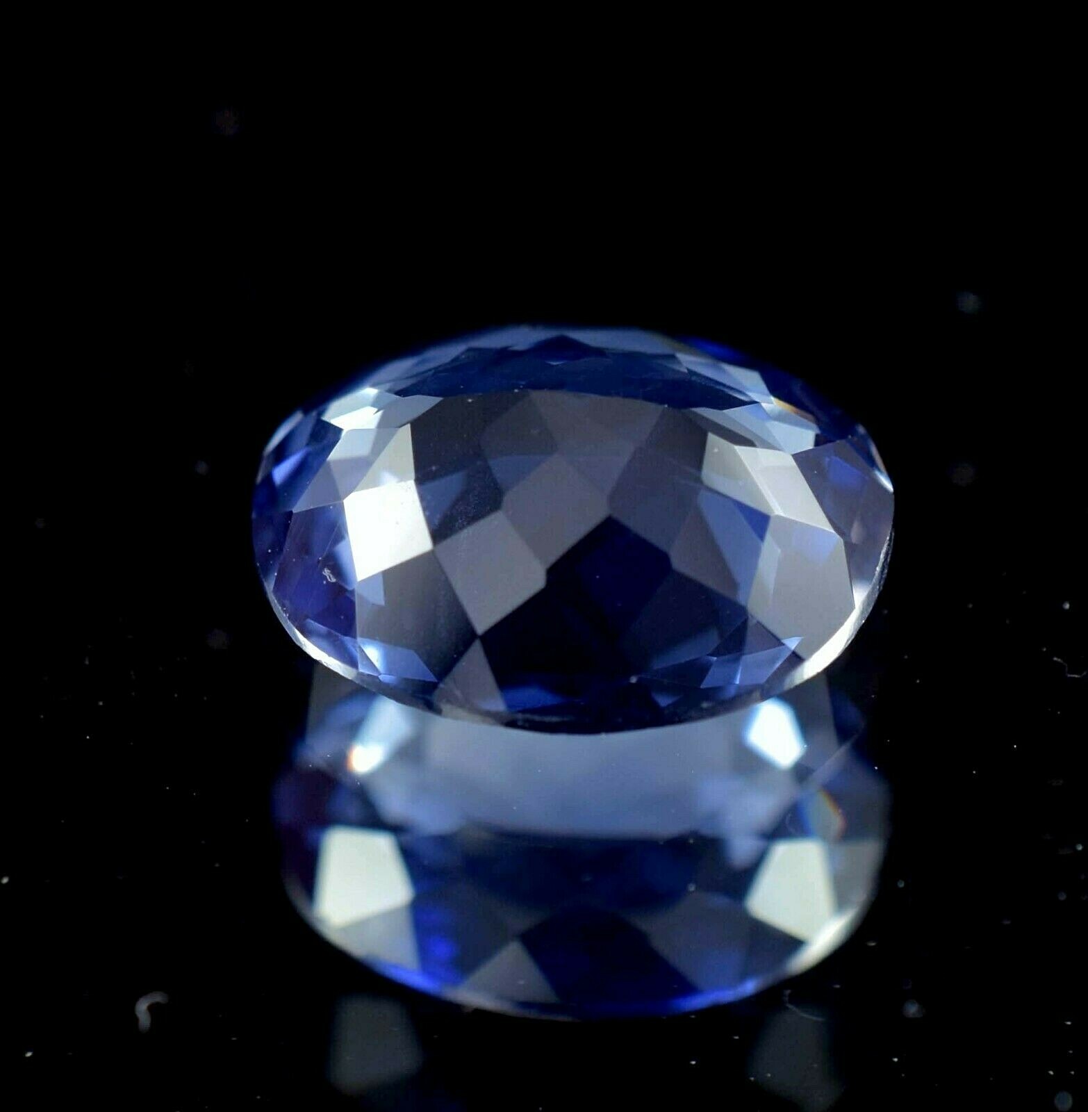 AAA Natural Flawless Ceylon Blue Sapphire Loose Oval Gemstone Cut 12×10 MM