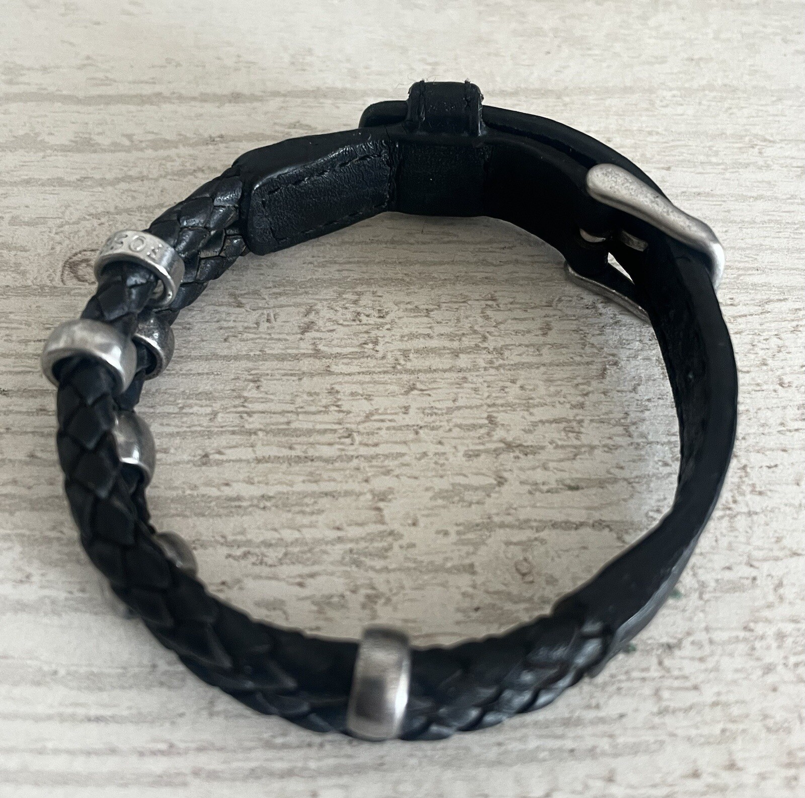 Model from the Fossil collection, Bracelet made of genuine leather