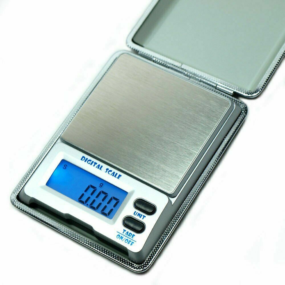With Hard Case 500g x 0.01g Digital Pocket Scale 0.01g Precision Jewelry Scale