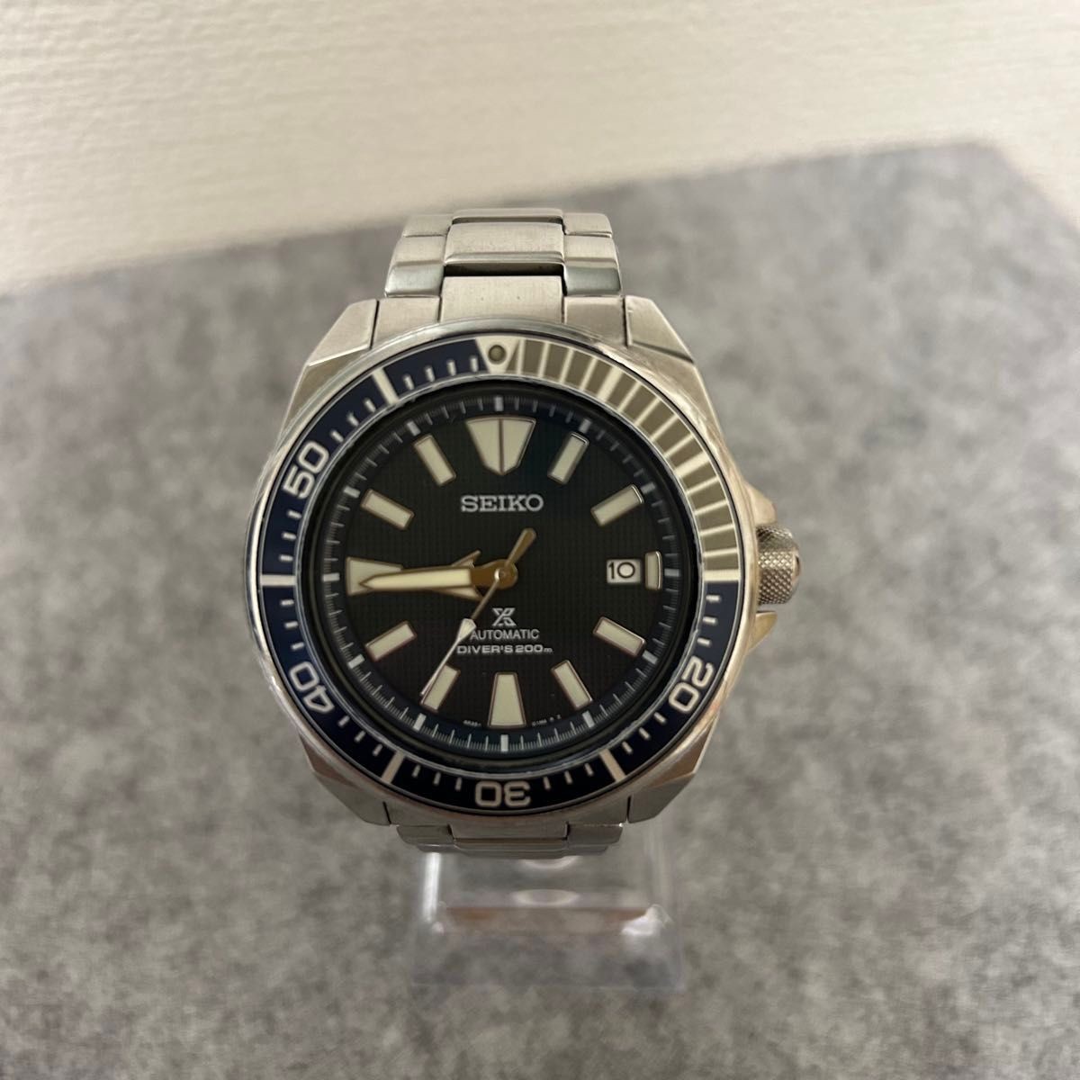Seiko Prospex Samurai SRPB49K1 Automatic Diver’s 200m Watch 4R35 01V0 Samurai