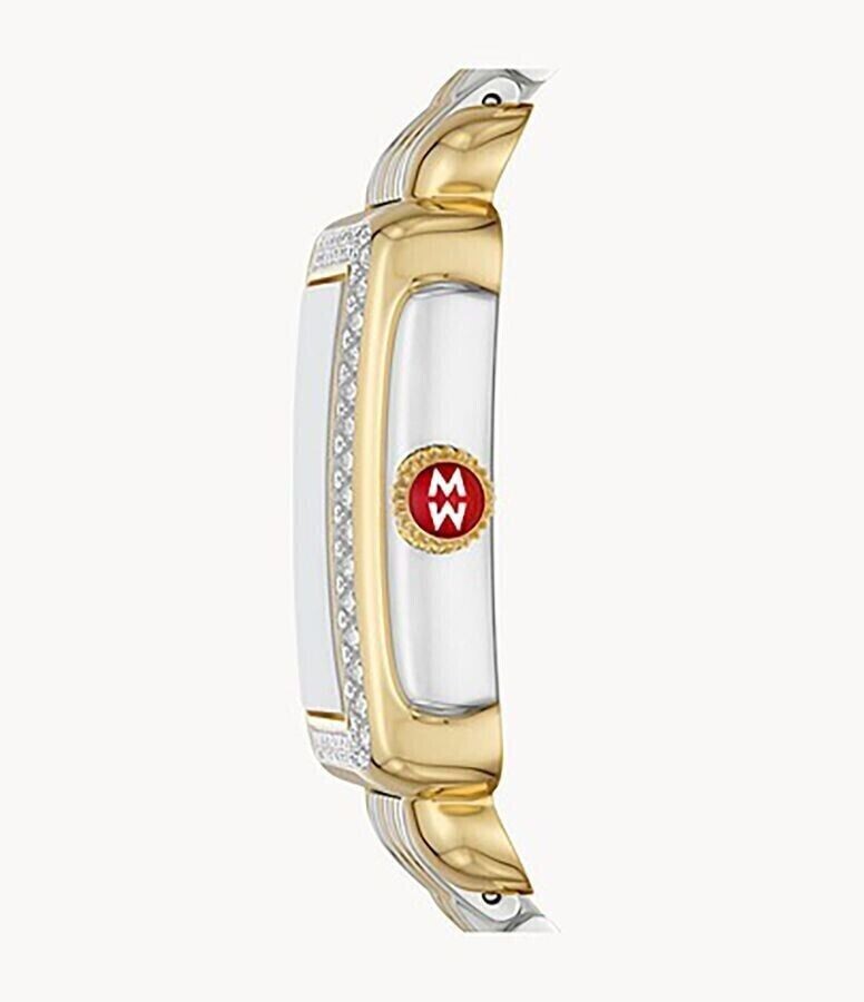 Michele Deco Madison Diamond Two-Tone W/ Diamond Dial Ladies Watch MWW06T000144