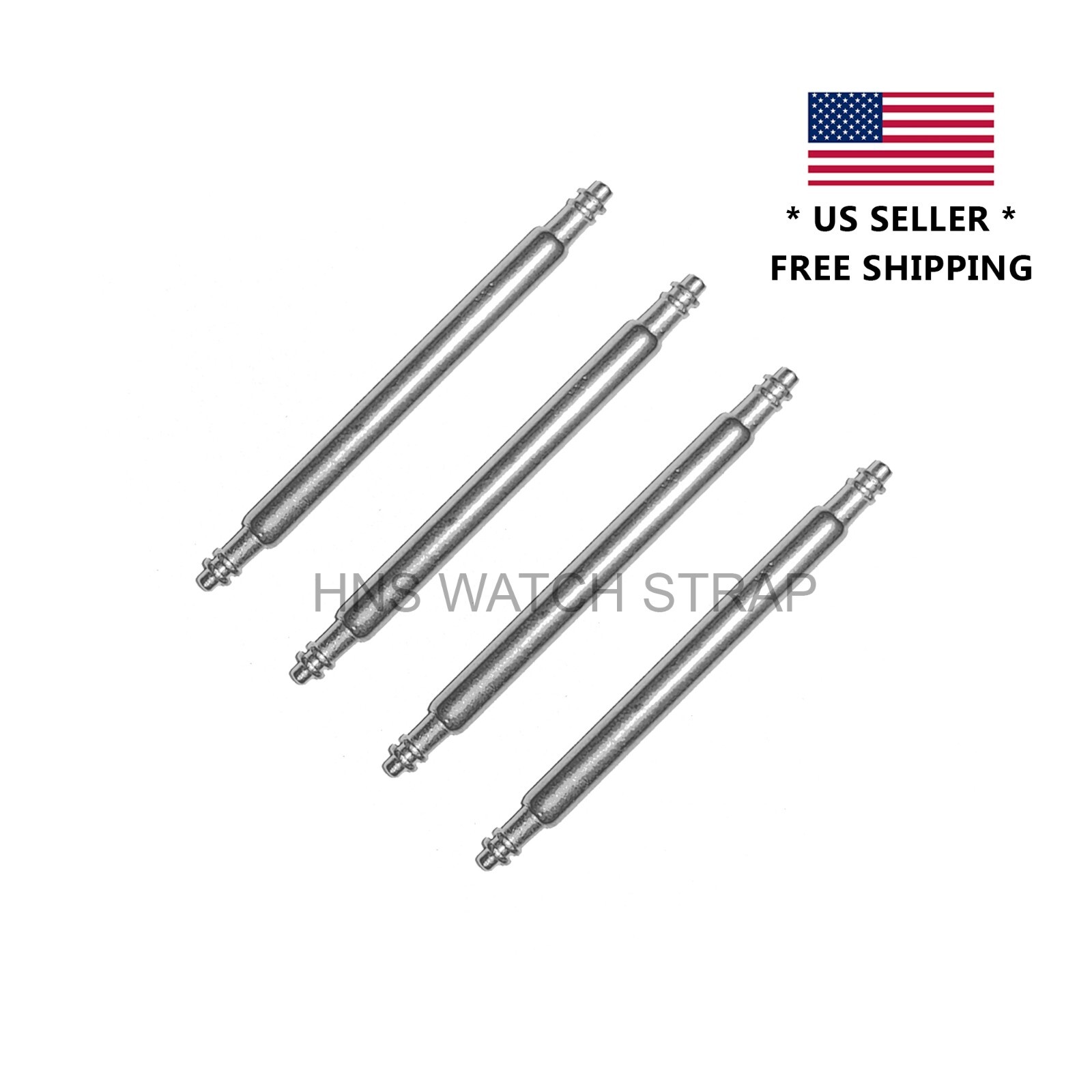 4pcs 1.5mm 16/18/20/22/24/26mm Watch Wristwatch Spring Bars Strap Band Bracelet