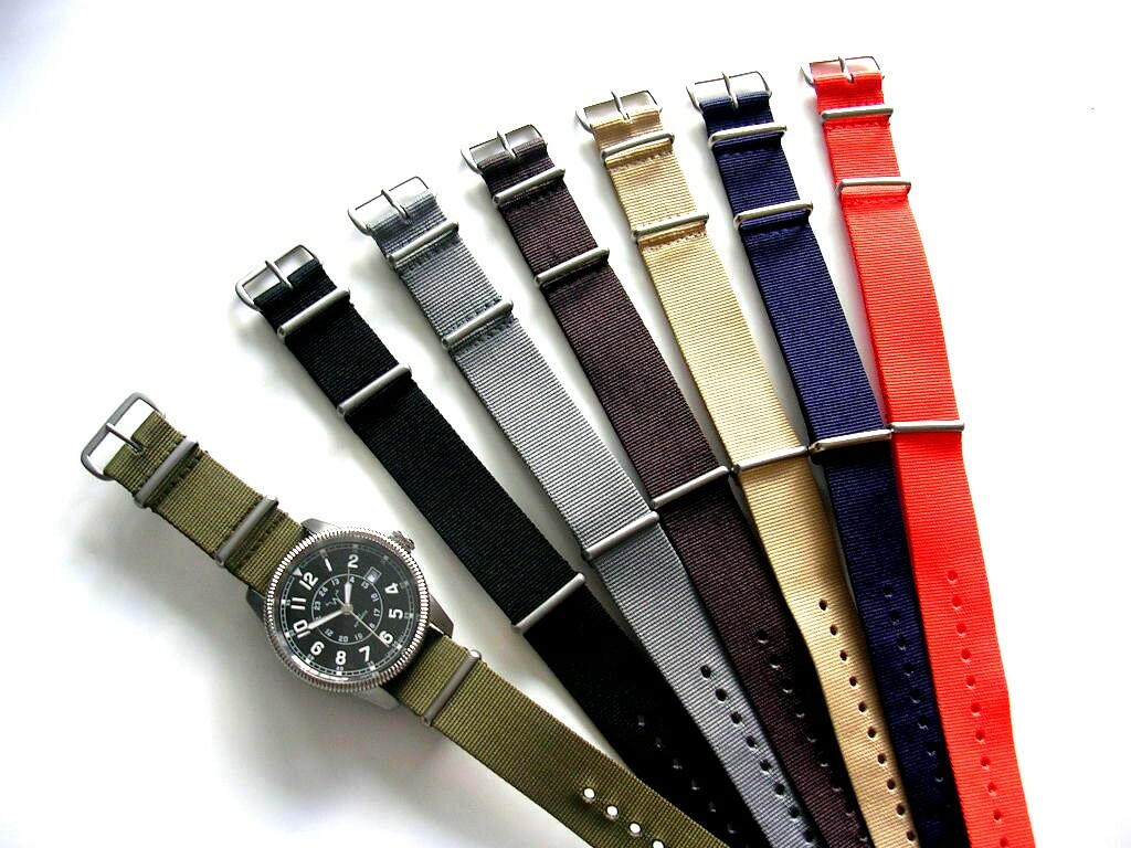 18-20-22-24 NATO G10 watch strap Premium Ballistic nylon RAF MoD Bond IW SUISSE