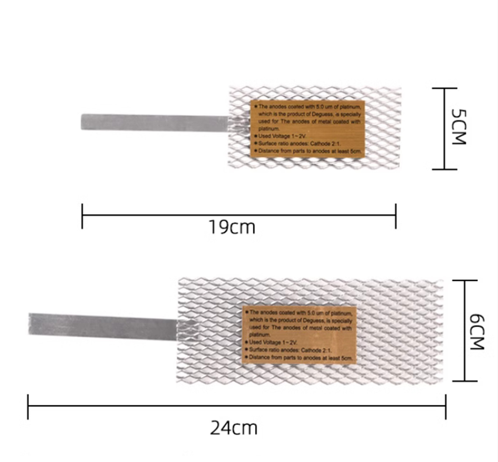Platinized Titanium Anode Rhodium Palladium Jewelry Plating Jewelers Platers