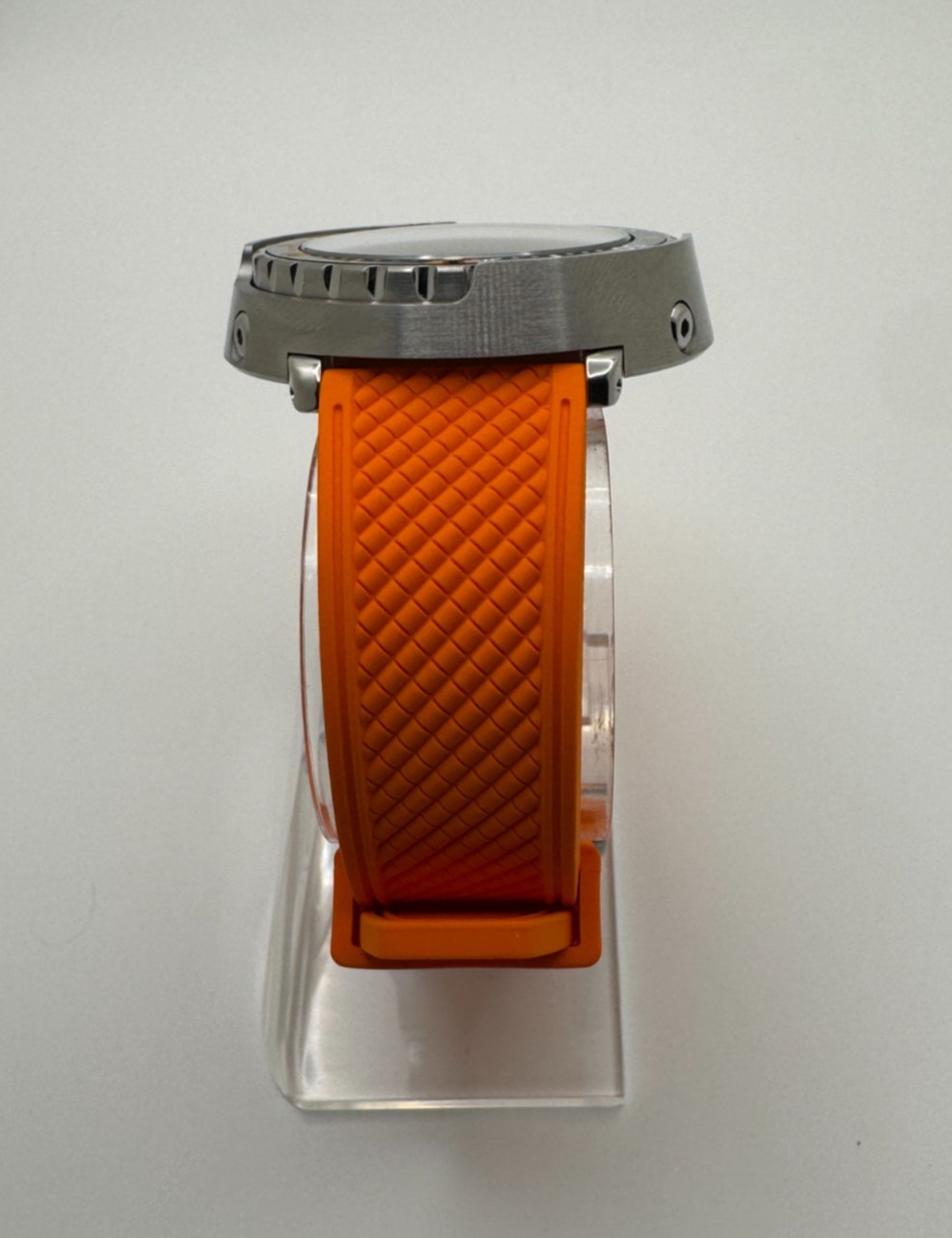 KRAKEN Automatic Dive Watch 300M NH35 Sapphire Steel Black Orange Diver