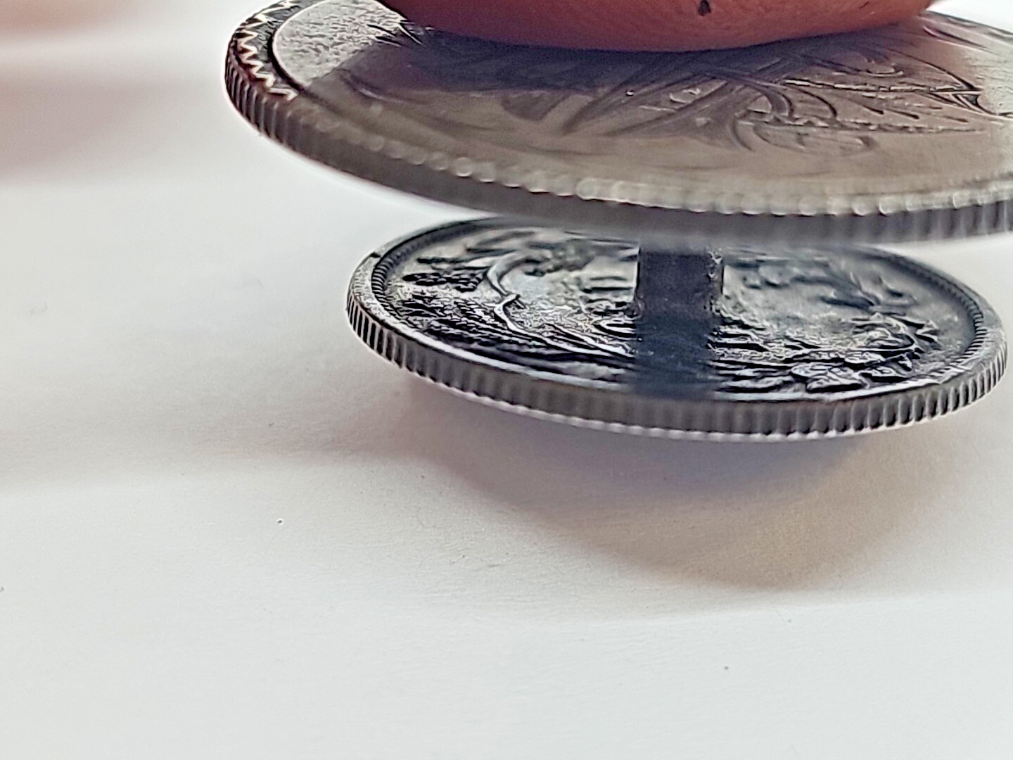 Antique 1891/1892 Seated Liberty Silver Quarter- Hand Engraved Cuff Link pair