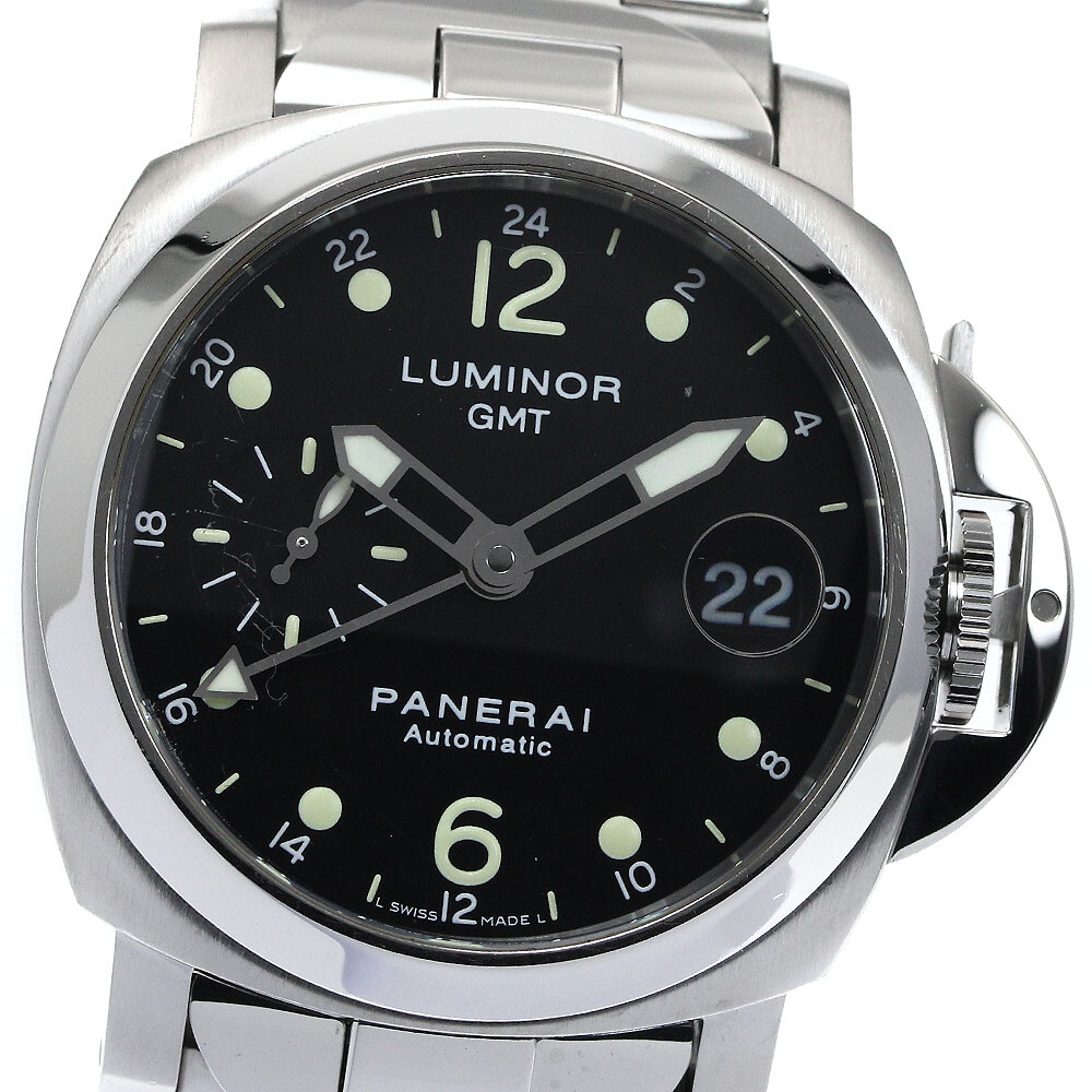 PANERAI Luminor PAM00160 GMT Small Second Automatic Men’s Watch_877291