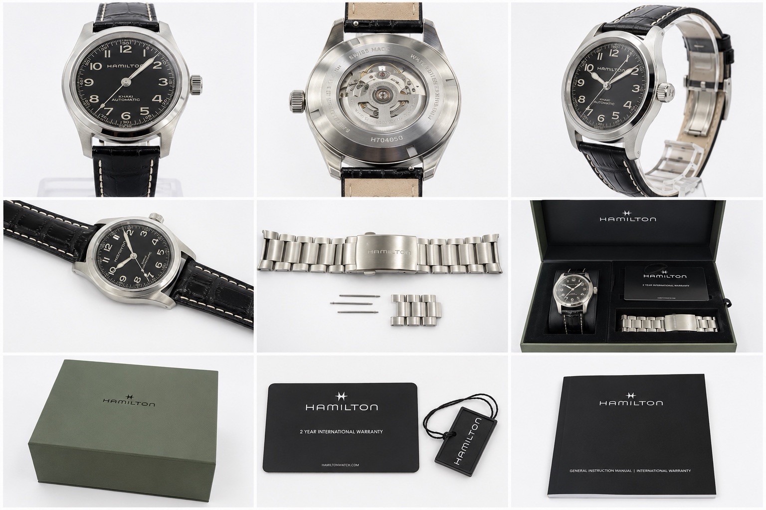 Hamilton Khaki Murph 38mm automatic H70405730 Black Dial – Interstellar