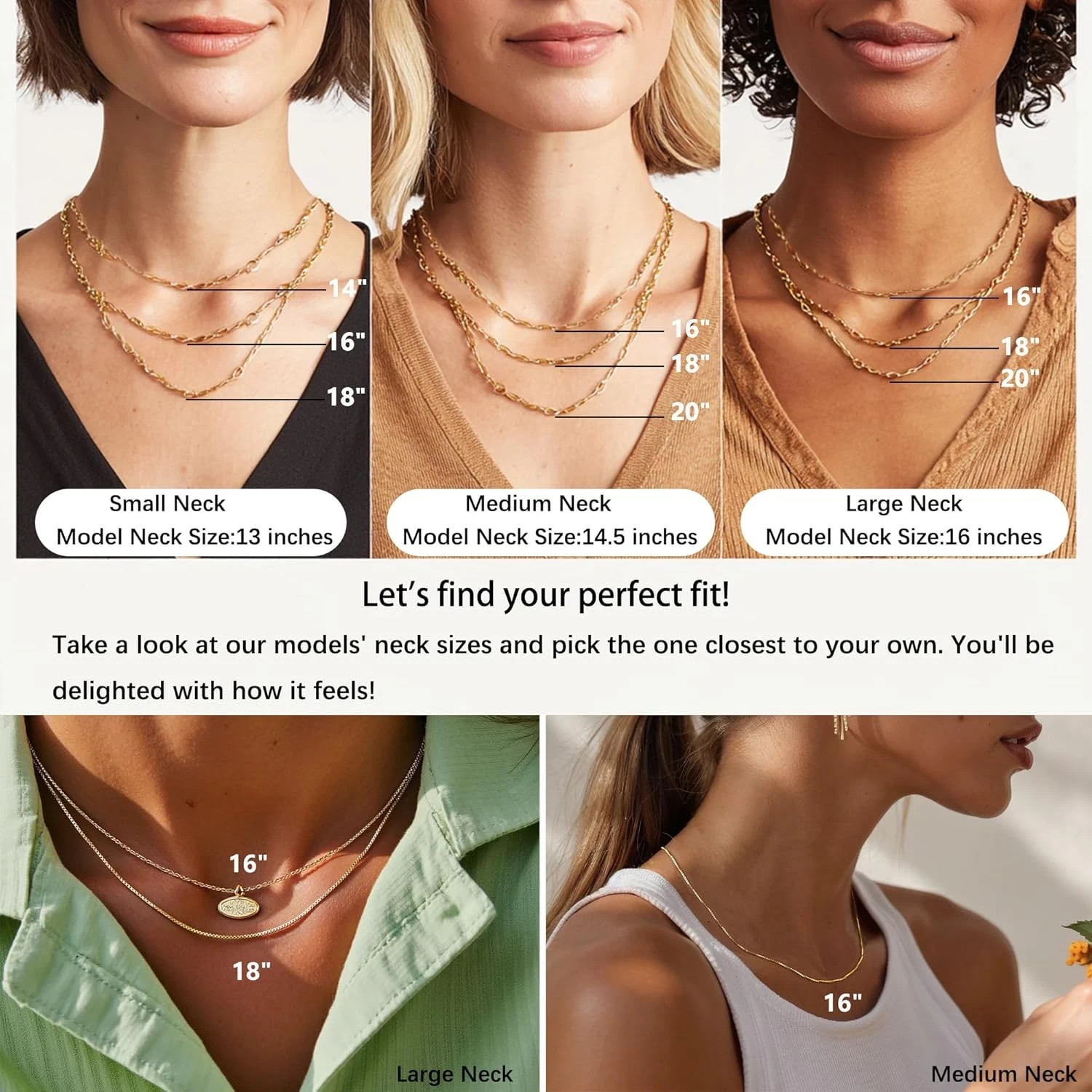 Minimalist Thin Gold Chain 18K Gold Thin Box Chain Necklace Short Small Gold Cha