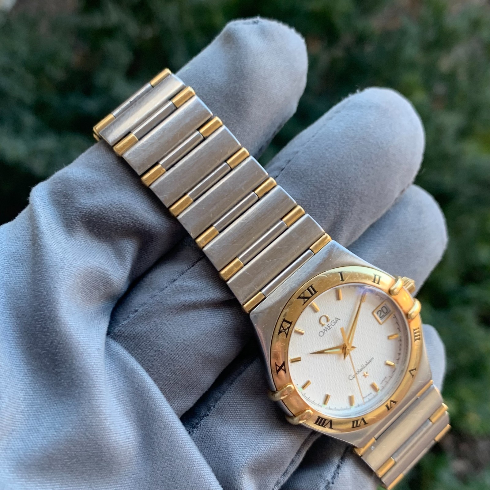 Omega Constellation Manhattan Ref 1312.30 18K Gold & Stainless Steel Wristwatch