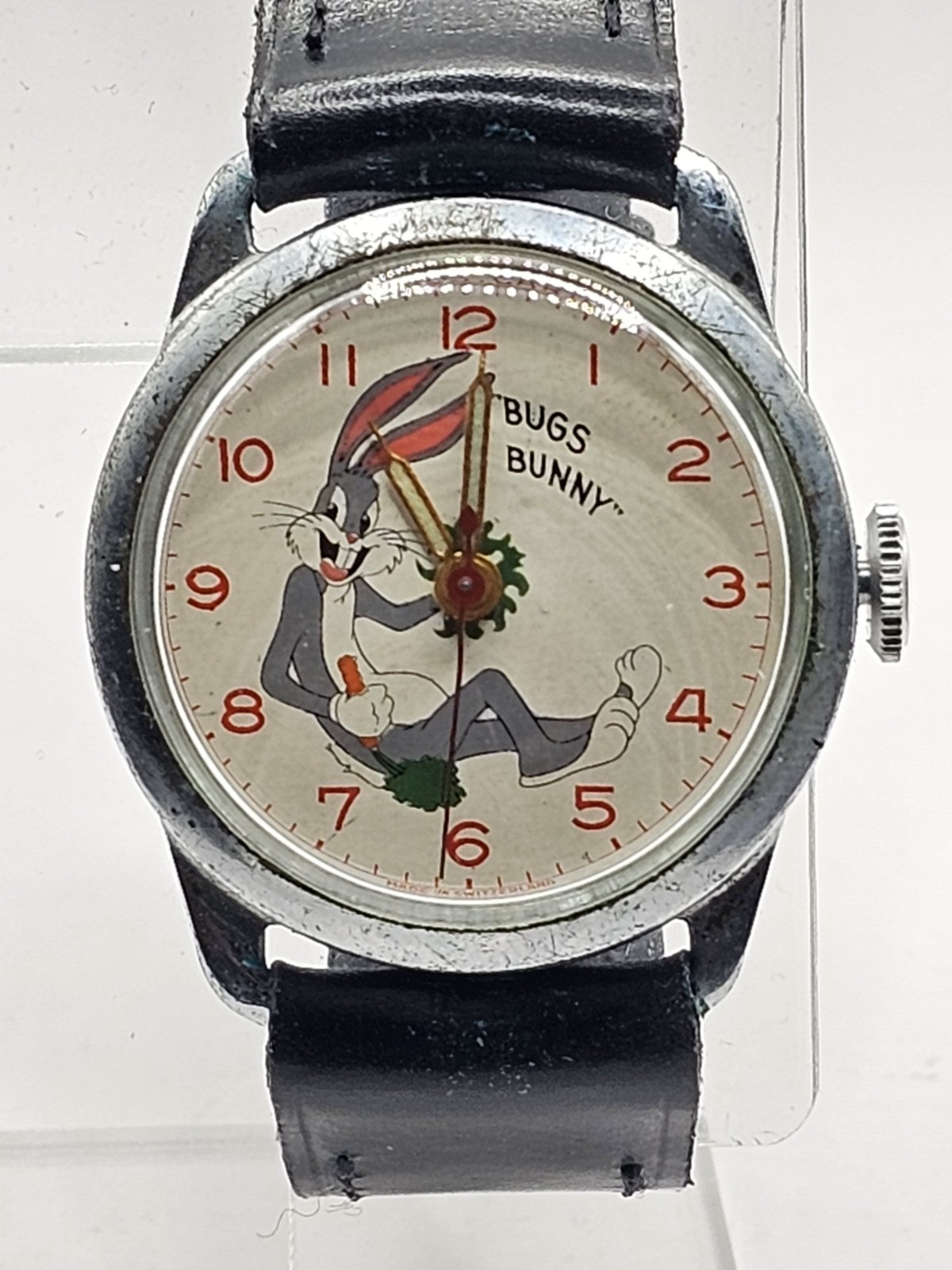 1951 Rexal Drugs 3rd Variation Bugs Bunny Manually Wound Wristwatch Running