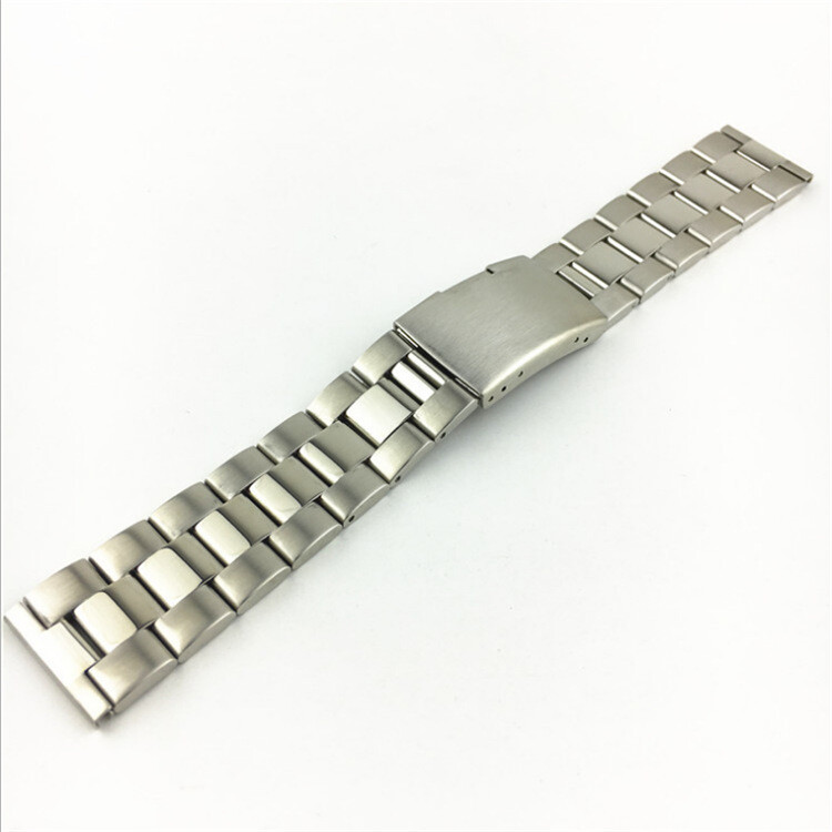 Solid Stainless Steel Watch Strap Band Butterfly Clasp16/18/20/22/24/26/28/30mm
