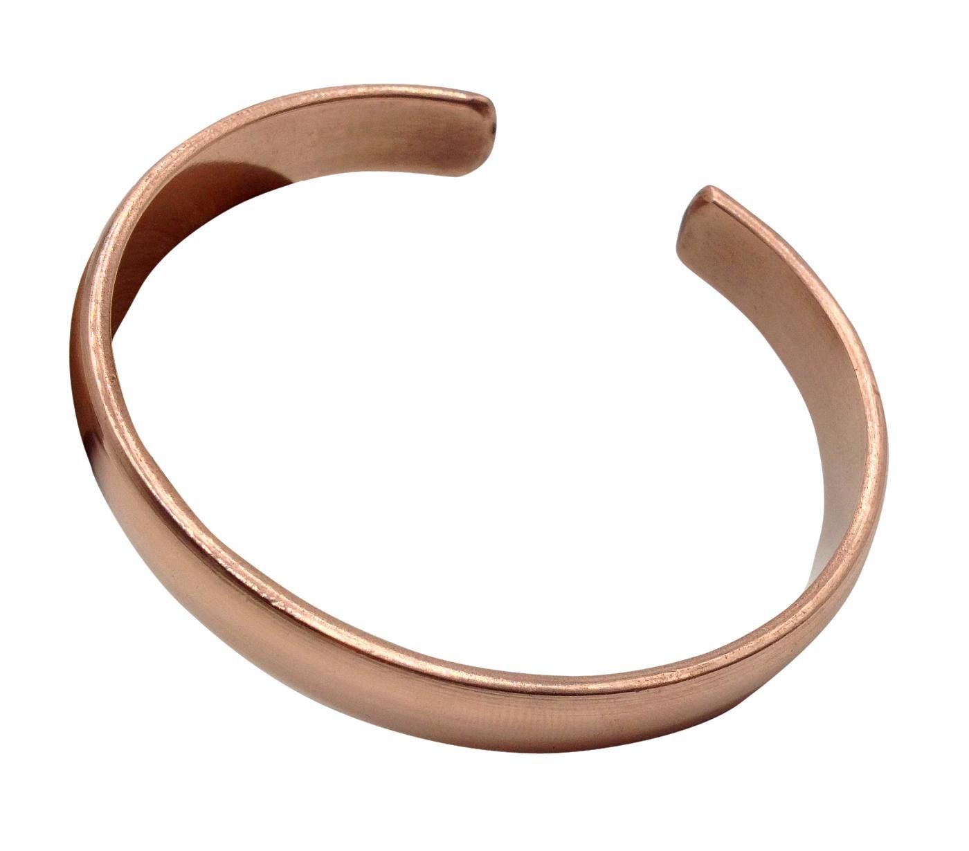 9″ Large Hand Forged 100% Pure Copper Bracelet. Solid Copper Arthritis Bracelet.