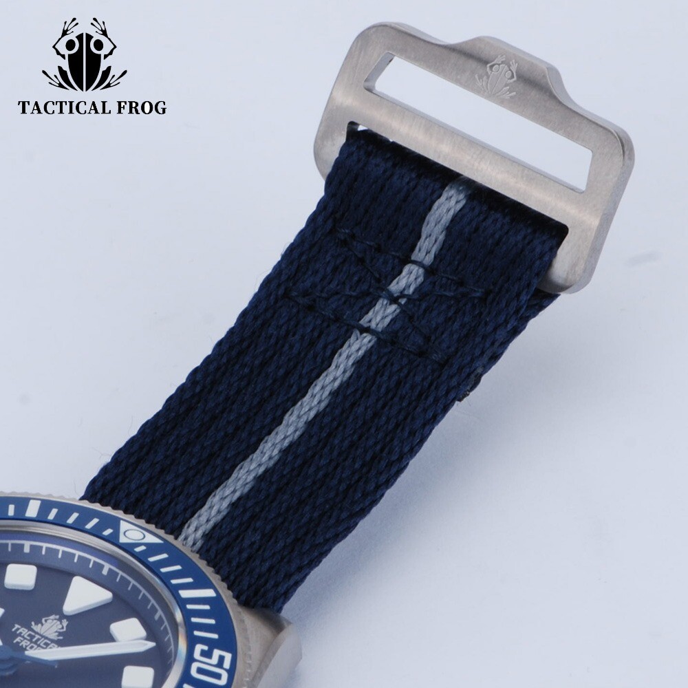 TACTICAL FROG Titanium Ti3 NH35A 200M Diver Automatic Watch BGW9 42mm Nylon