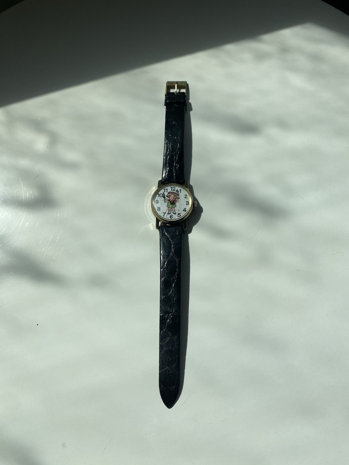 Vintage Womans 1982 Original Edition Campbell Kid Wristwatch Working New Battery