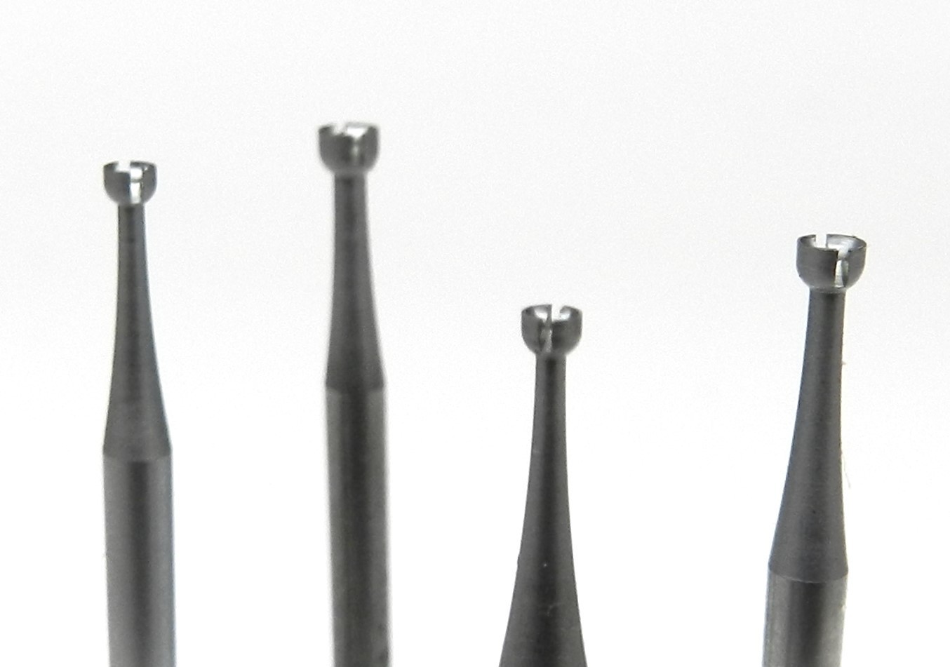 Wire Rounder Burs Twin Cut Cup Burs Fast Clean Cutting Set of 4 Burs for 14-20ga