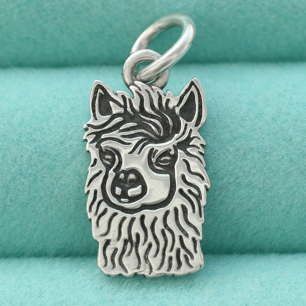 Alpaca Pendant Llama Charm 925 Sterling Silver Nature Inspired Funny Teens Gift