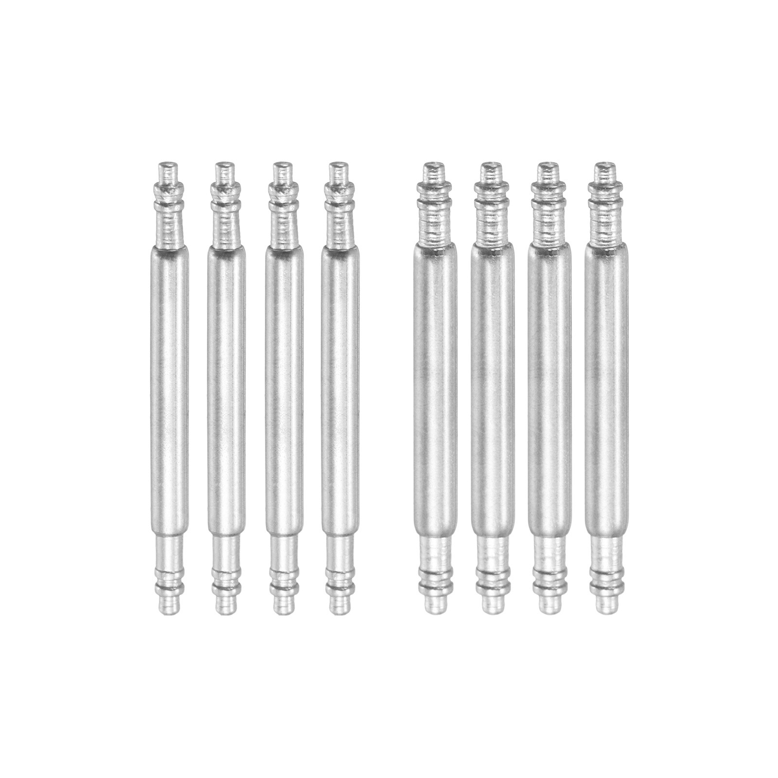 8pcs 14mm Watch Spring Bar Pins 1.5mm+1.8mm Diameter Stainless Steel Band Pins