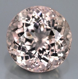 MORGANITE 3 MM ROUND CUT ALL NATURAL VVS SOFT PINK COLOR
