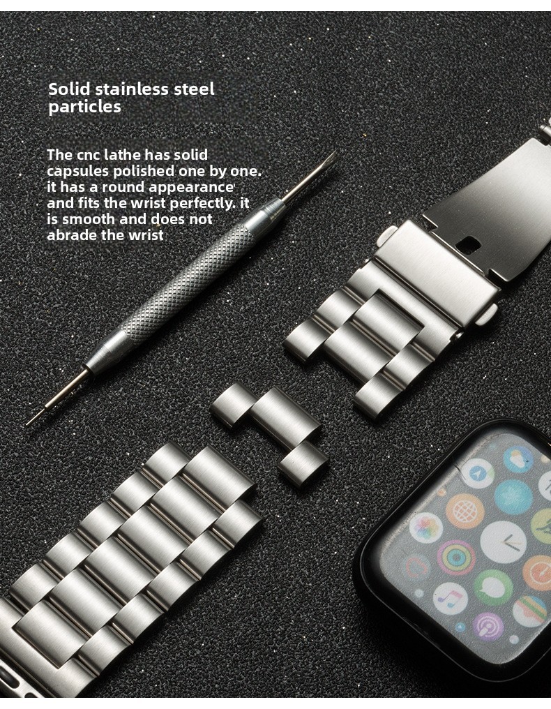 solid stainless steel watch band straps mens metal bracelet 14 16 18 20 22 24mm