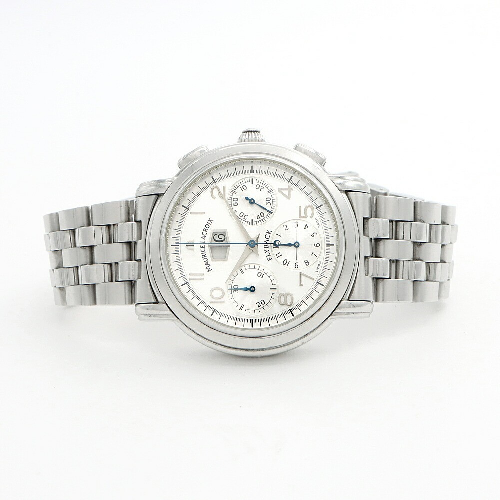 Maurice Lacroix Masterpiece Flyback Chronograph Big Date Auto 40mm Watch