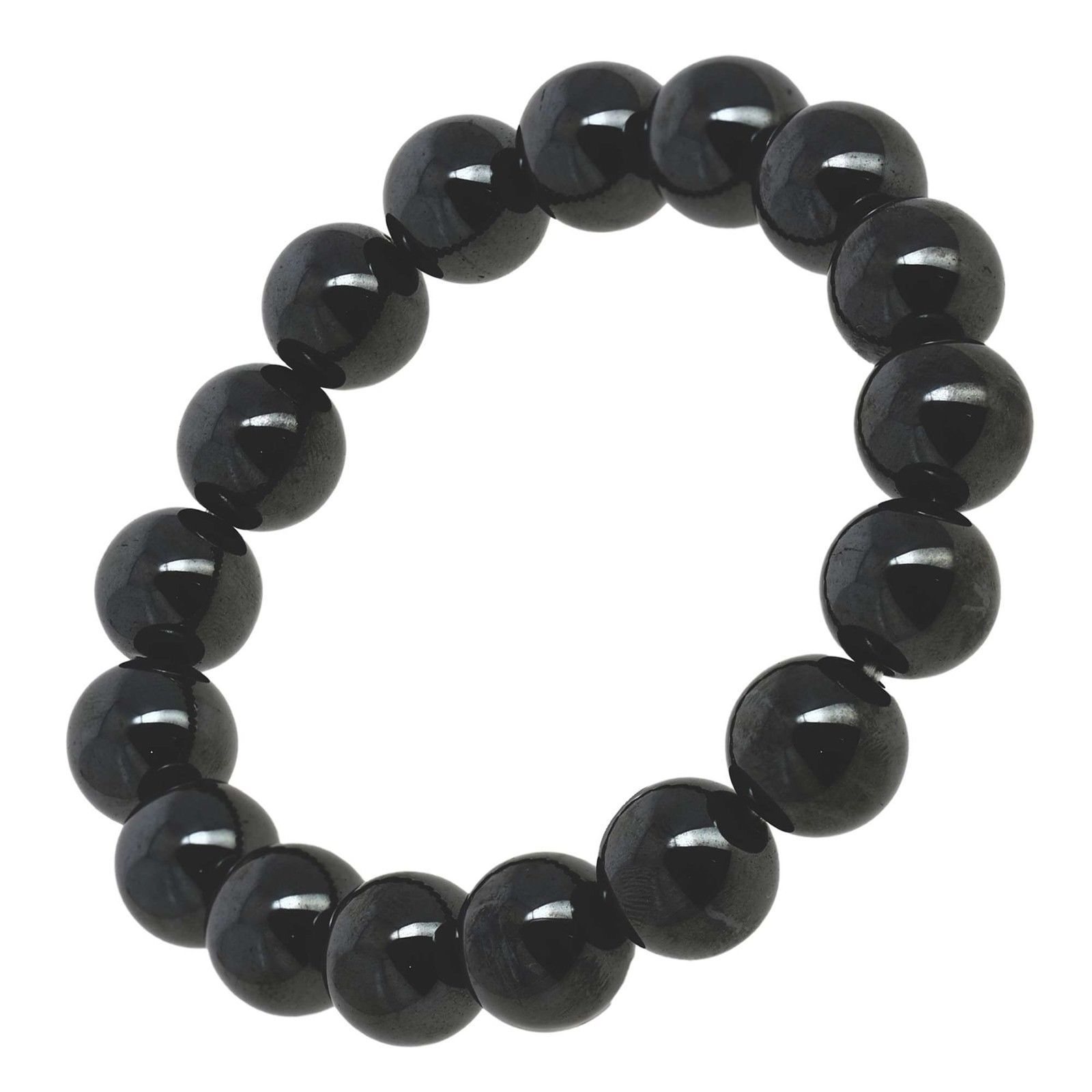 Magnetic Hematite Bracelet Pain Relief Energy Powerfull Elastic G6