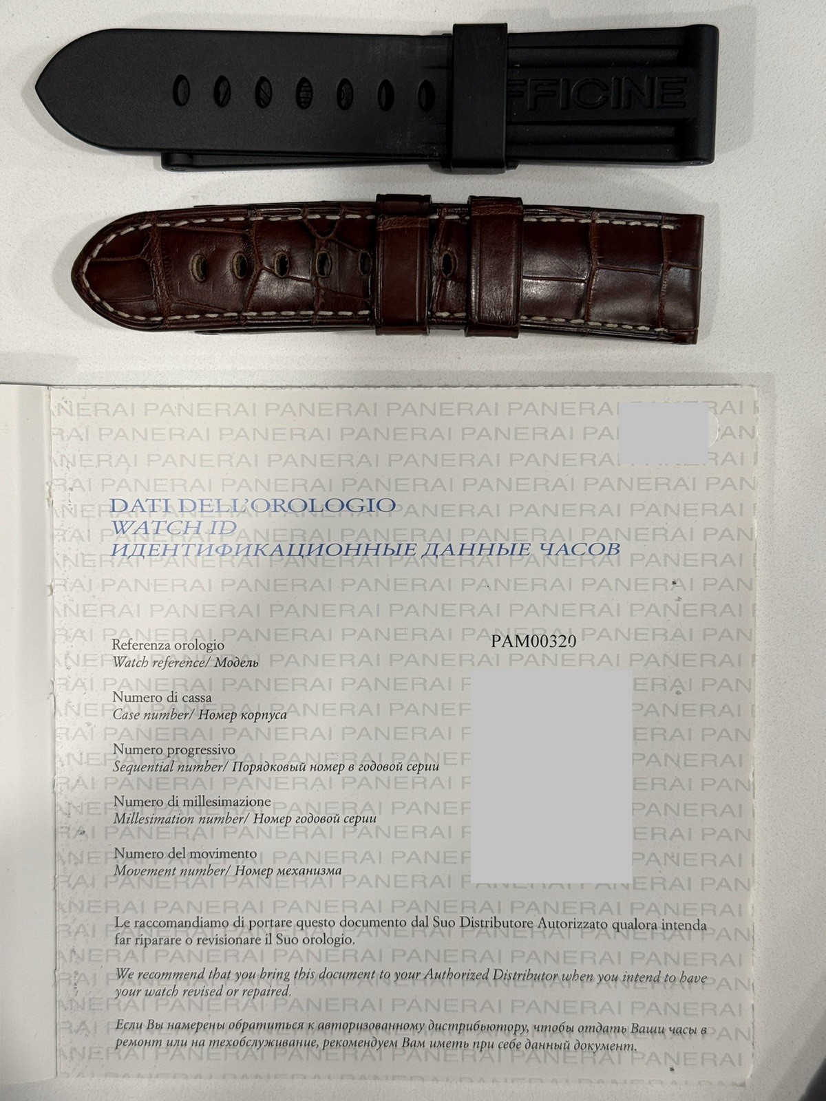 Panerai Luminor Men’s Black Watch – PAM00320 2014