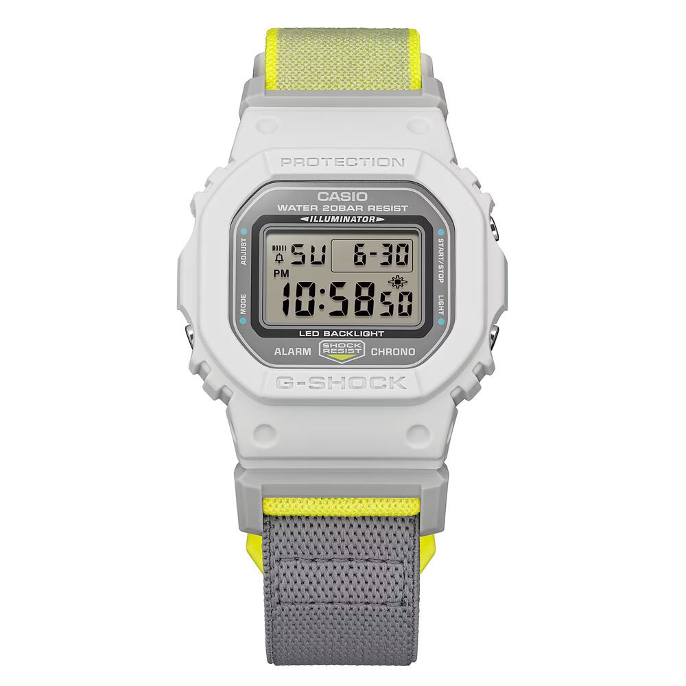Watch Casio G Shock G SHOCK DW 5600MNC 7A8JF NEW CLOTH BAND Series Stopwatch Men