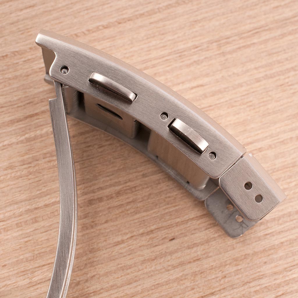 Tool Less Quick Adjust Bracelet Watch Buckle Clasp Deployant Deployment Diver
