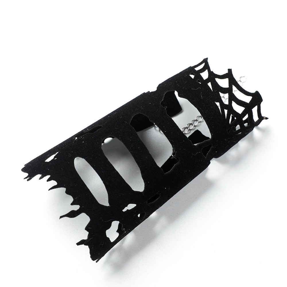 Halloween Spider Web Finger Bracelet Gothic Dark Style Party Costume Accessory
