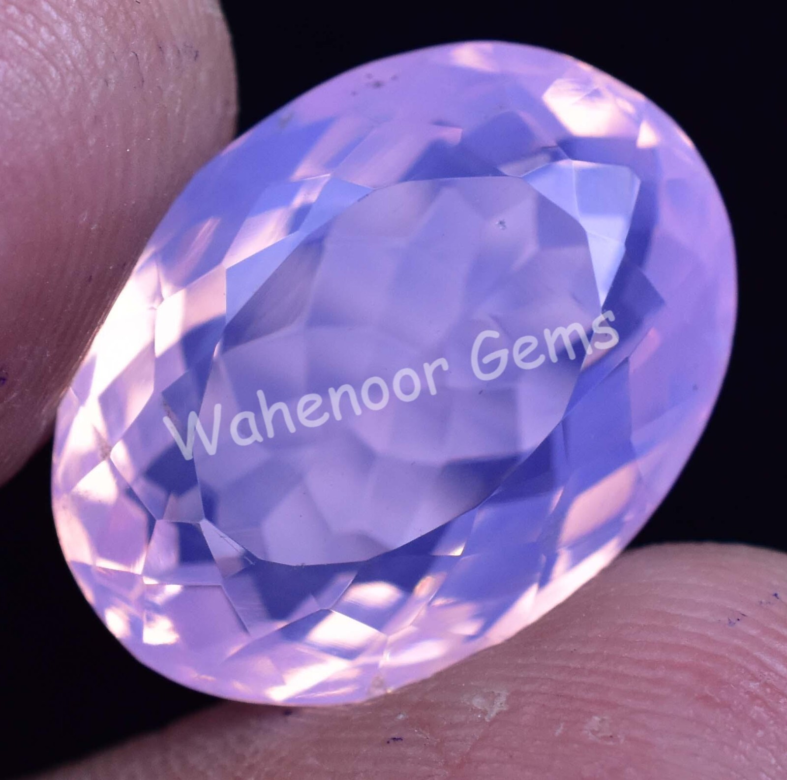 Natural Pink Opal 13.35 Ct Oval Certified Unheated Welo Australian Gemstone
