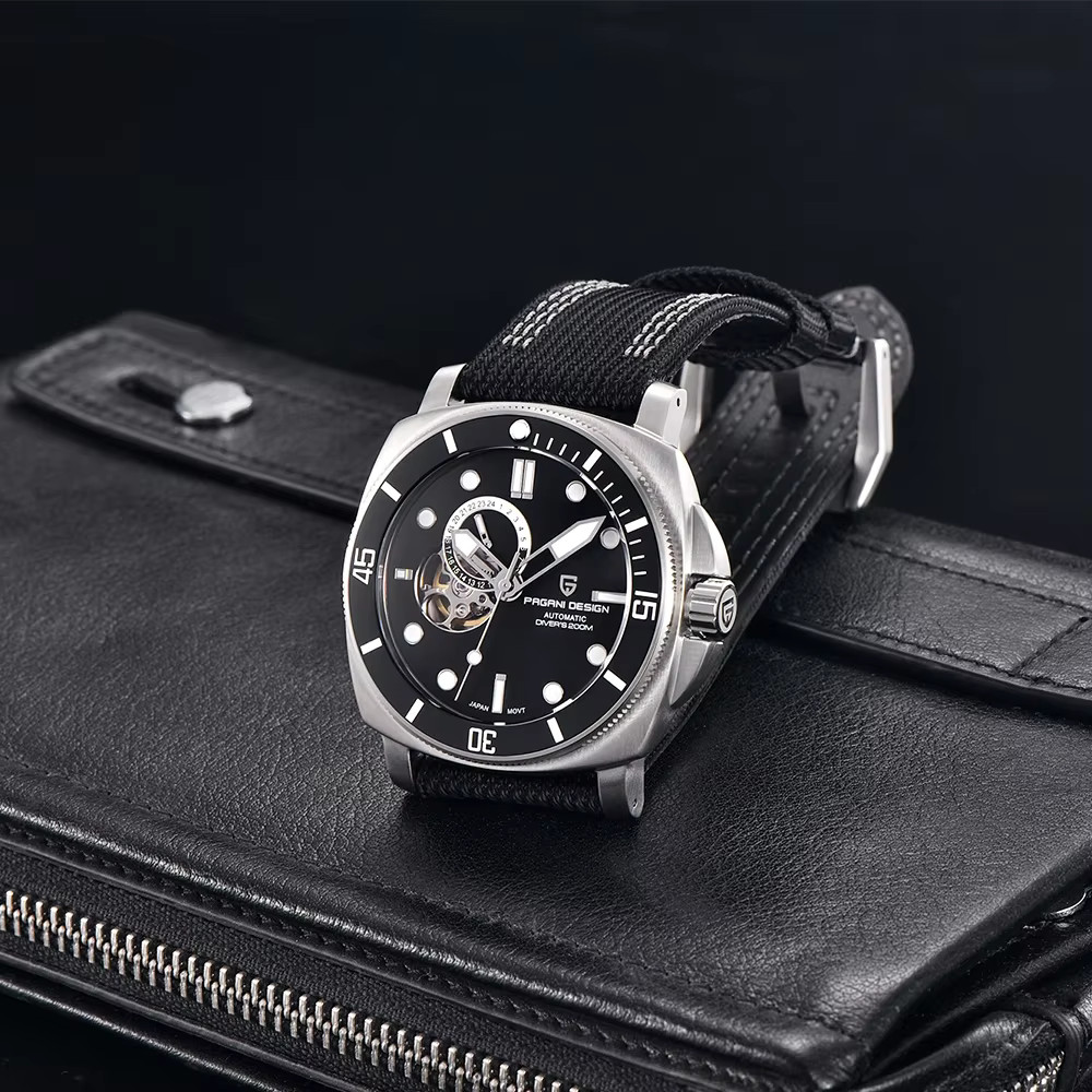 43MM Men’s Automatic Mechanical Watch NH39 200M 20ATM Waterproof Sapphire glass