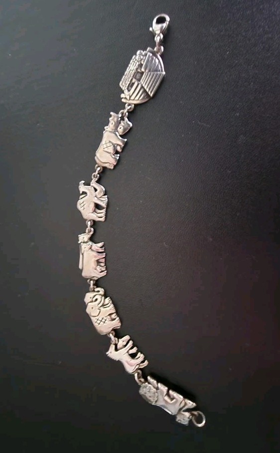 RETIRED James Avery NOAH’S ARK BRACELET Sterling Silver AMAZING CONDITION