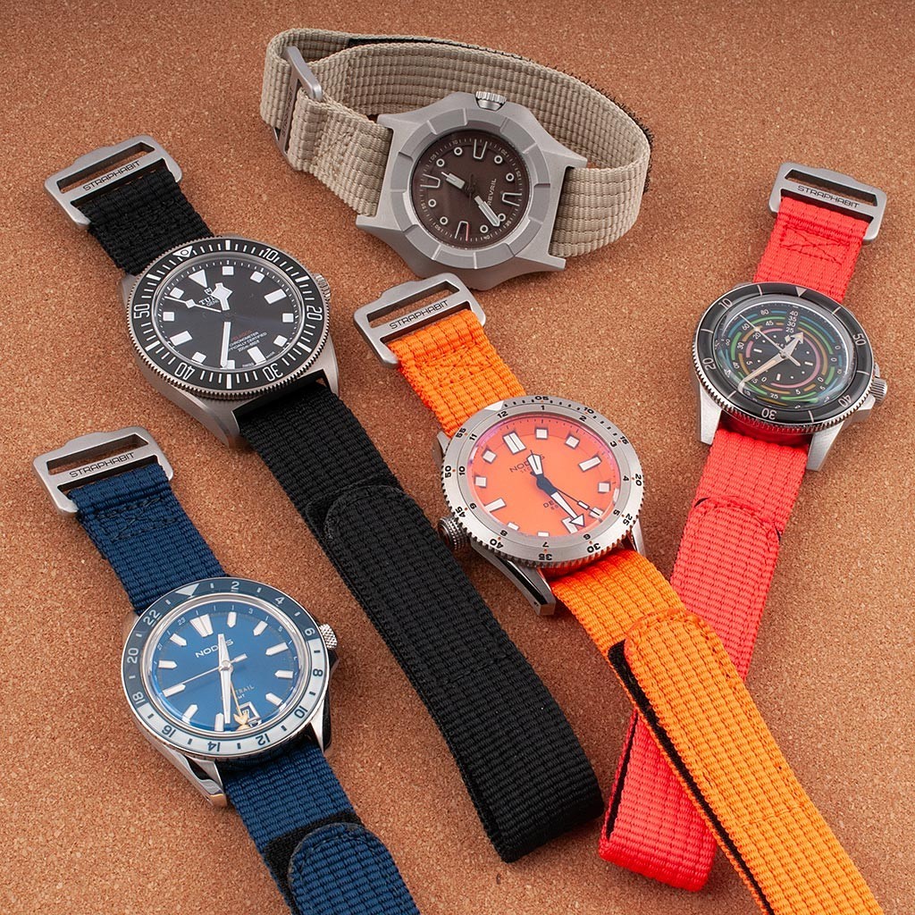 Hook and Loop Single Pass Watch Straps