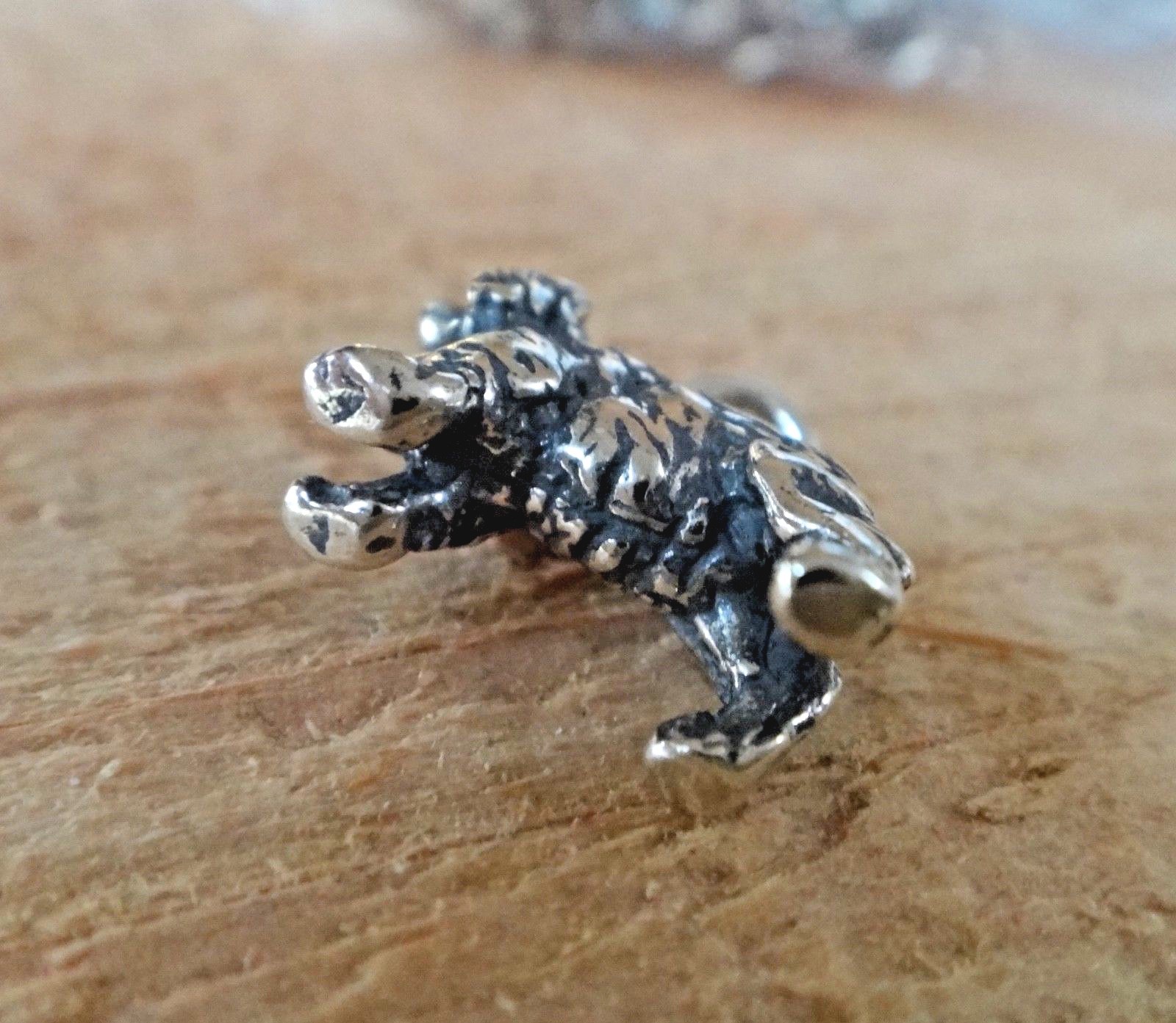 Sterling Silver 3D 12x15mm 3.5gram Solid Cocker Spaniel Dog Charm