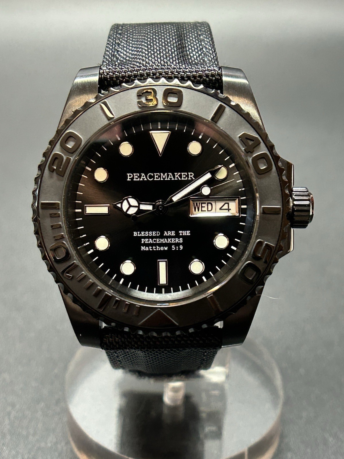 Sevin Custom Peacemaker Automatic Watch NH36-Police Law Enforcement