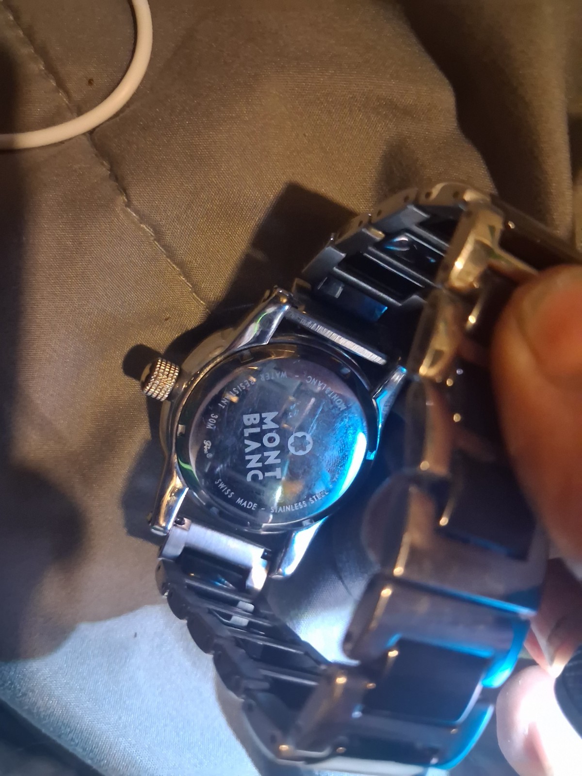 Montblanc TimeWalker Automatic Silver Dial Date Stainless Steel Bracelet 30M