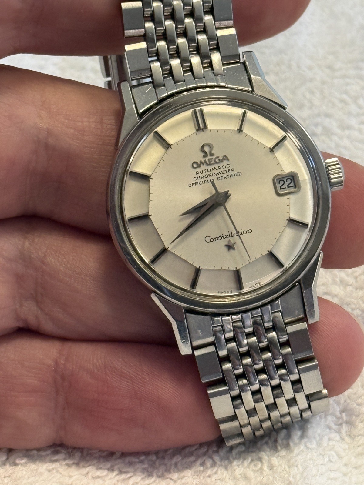 Omega Constellation Pie Pan 168.005