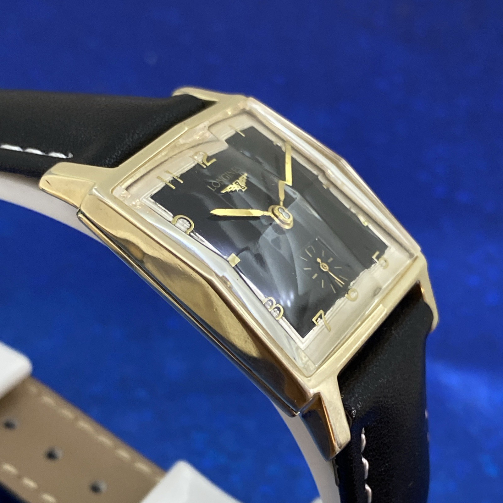 Vintage 1952 Man’s LONGINES CALHOUN Stunning 2Tone Dial Serviced 1 Year WARRANTY