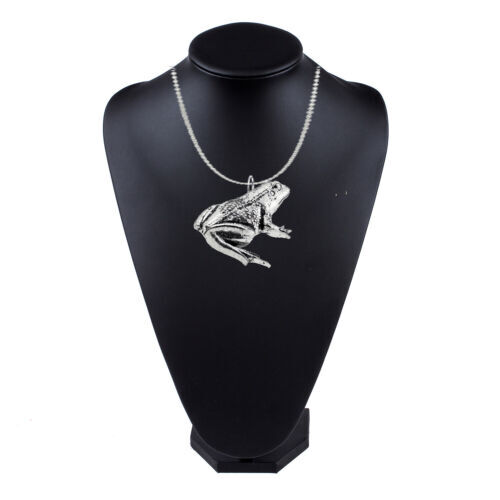 A14 Frog Antique Bronze or silver necklace size 16 18 20 24 30 inch