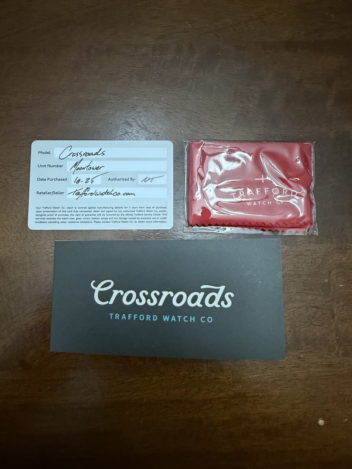 Trafford Watch Co. Crossroads Moon Tower Edition + Metal Bracelet