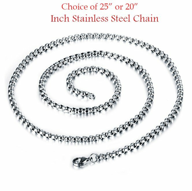 MENDEL Womens Celtic Triquetra Trinity Knot Kitty Cat Pendant Necklace Chain Set