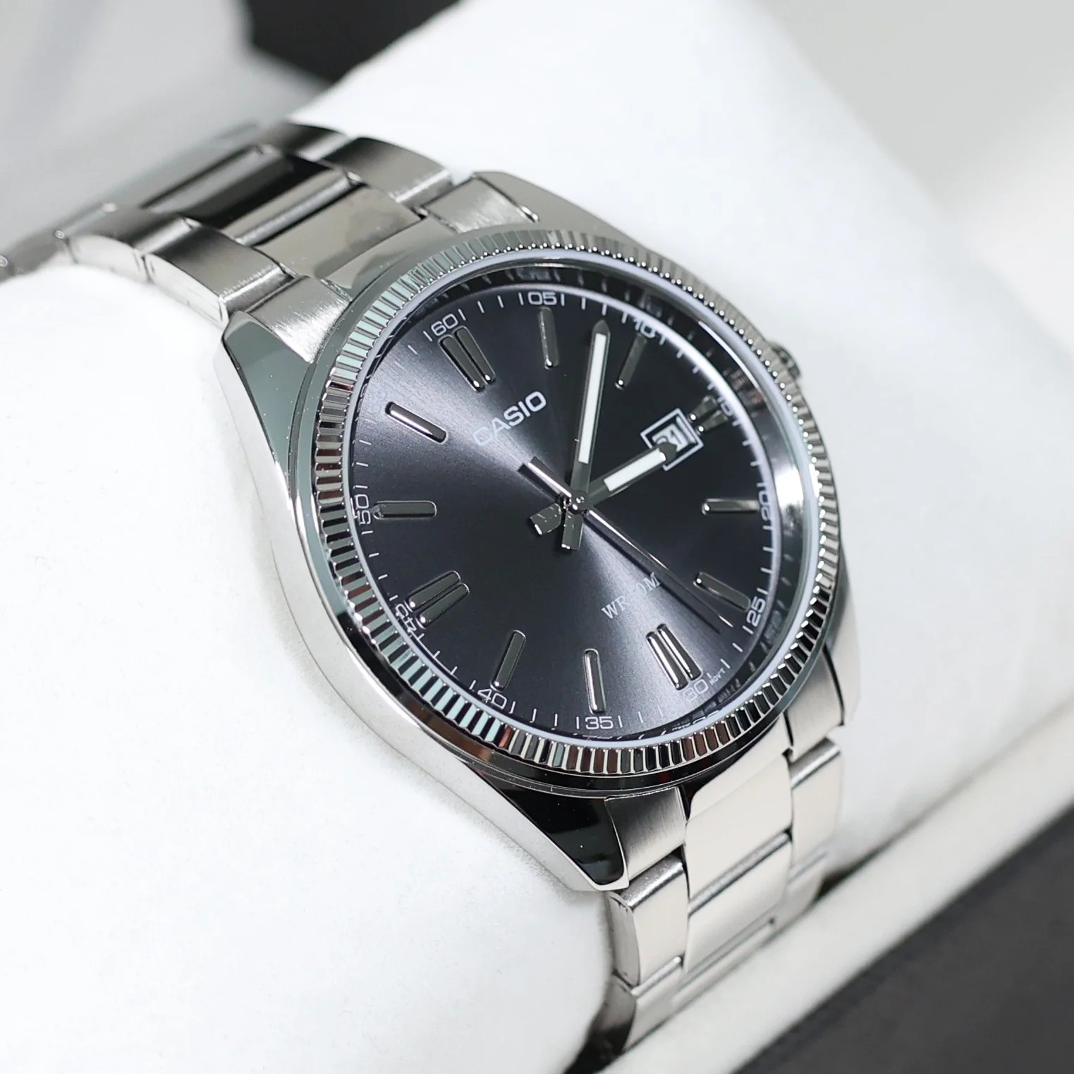 Casio Men’s Vintage Gray Dial Stainless Steel Watch MTP-1302PD-1A1VEF