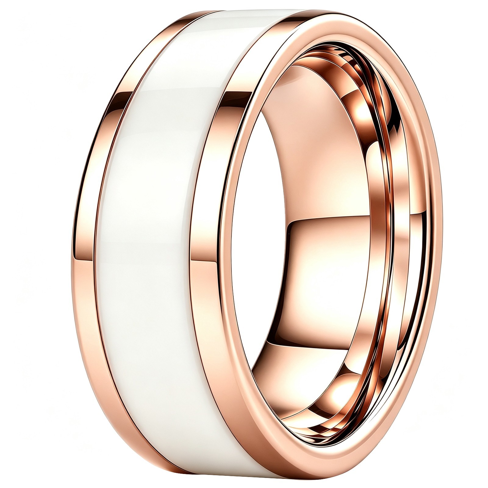Ntag216 Women and Men’s Stainless Steel NFC Ring Programmable 888Bytes