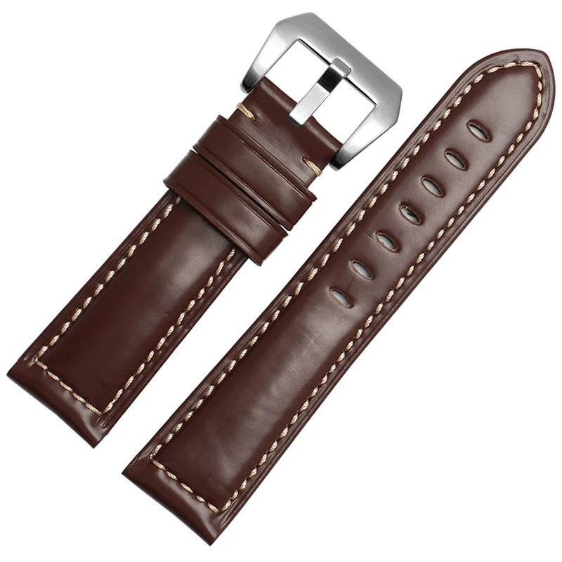 Premium Waterproof Blue Cowhide Leather Watch Band For Panerai PAM688/441/1313