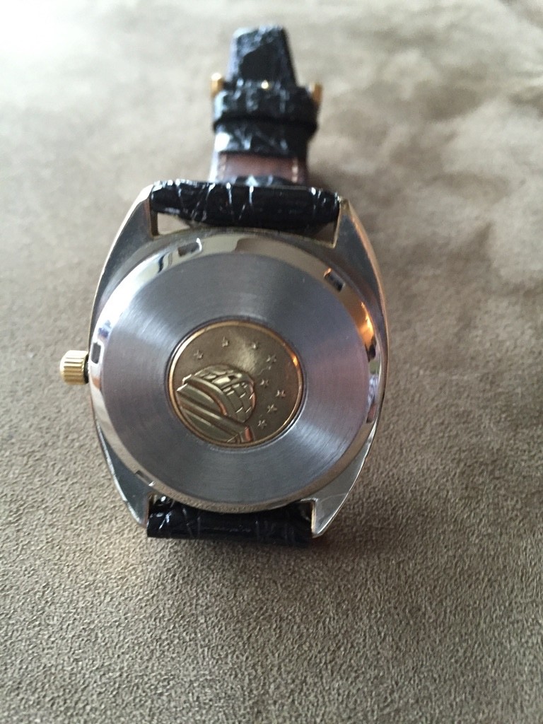 Omega Constellation Day/Date Gold Dial Vintage Watch