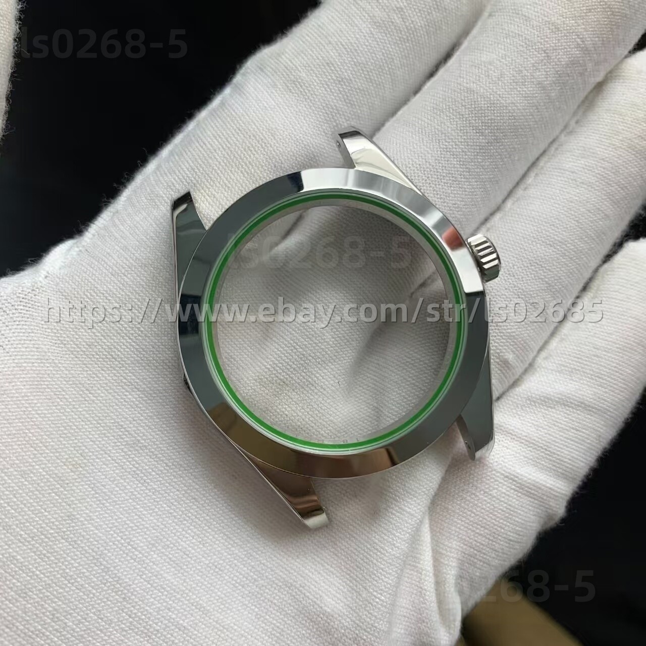 DIY SET for 2824 watch case + dial + hands + Stainless Steel Strap 40mm