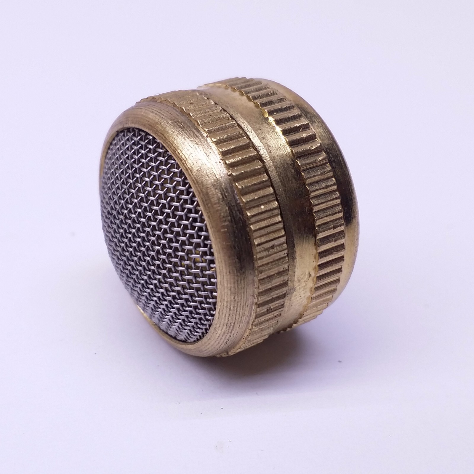 Ultrasonic Cleaner Basket Mini Small Parts Diamonds Holder Brass w Steel Mesh