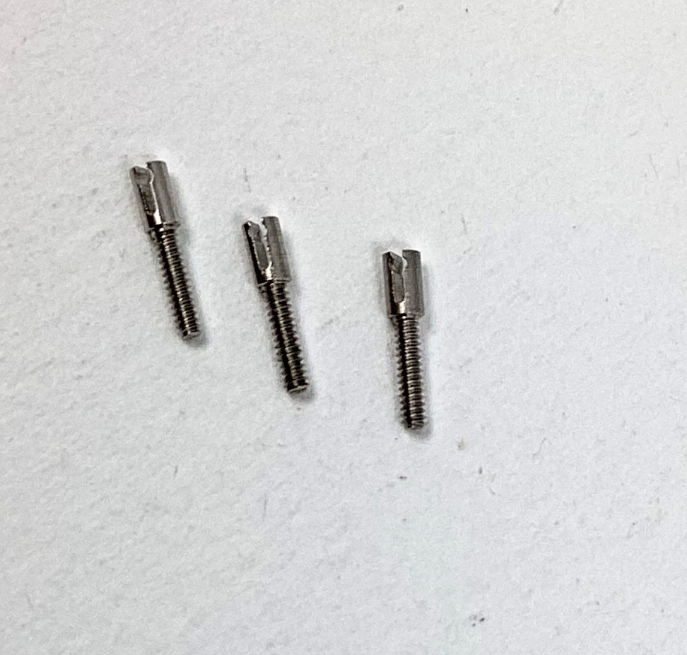 Lot 3 Female Split Stem Extender Extension Watch Winding Winder Repairs Tap 9