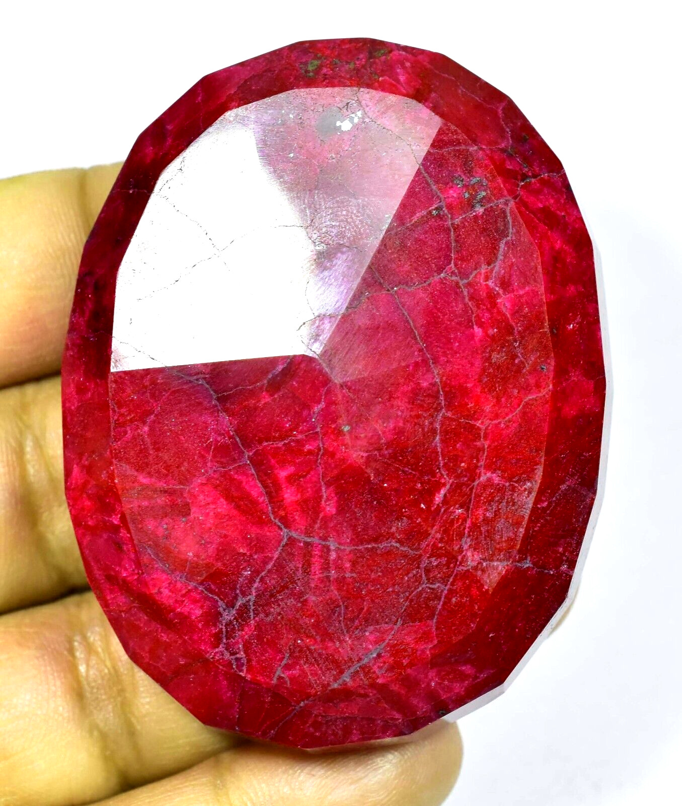 RARE 1025.00 Ct Natural HUGE Red Ruby CERTIFIED Museum Grade Oval Gemstone